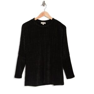 Chenault Dolman Sleeve Ribbed Chenille Pullover Sweater